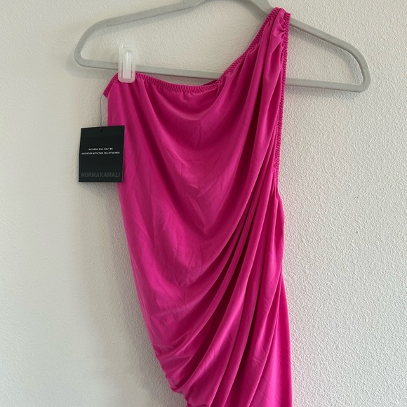 NEW Norma Kamali Diana Gown Orchid Pink - Picture 6 of 8